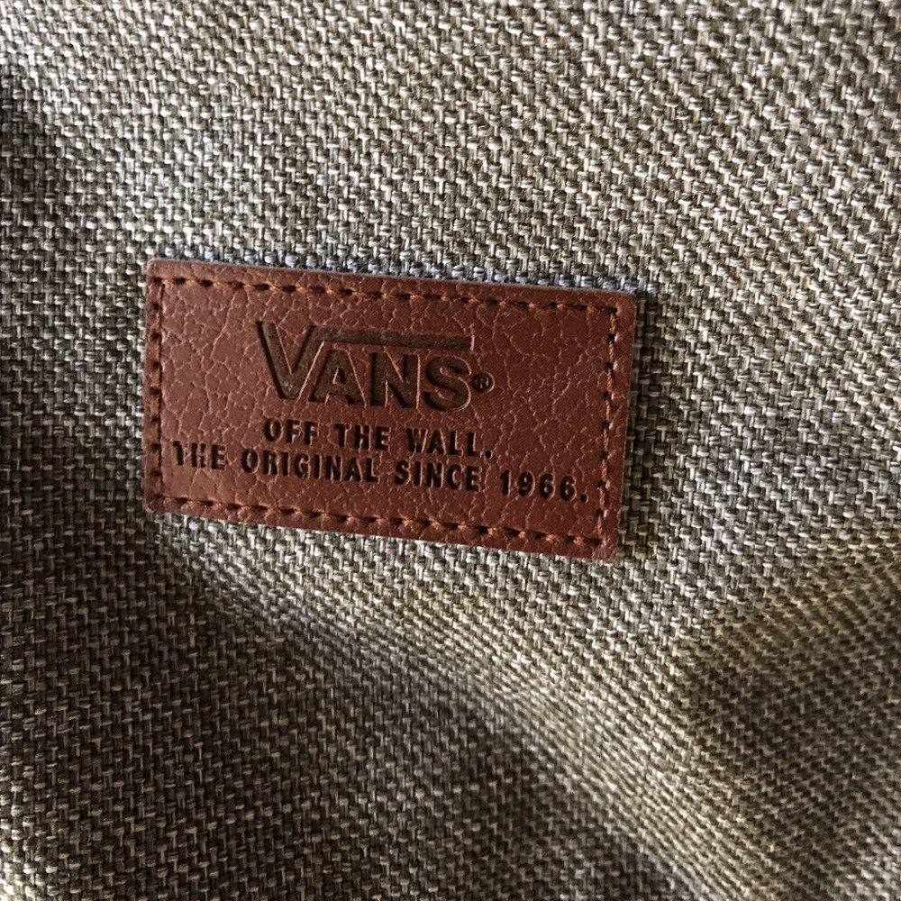 Vans Varsity jacket with leather sleeves